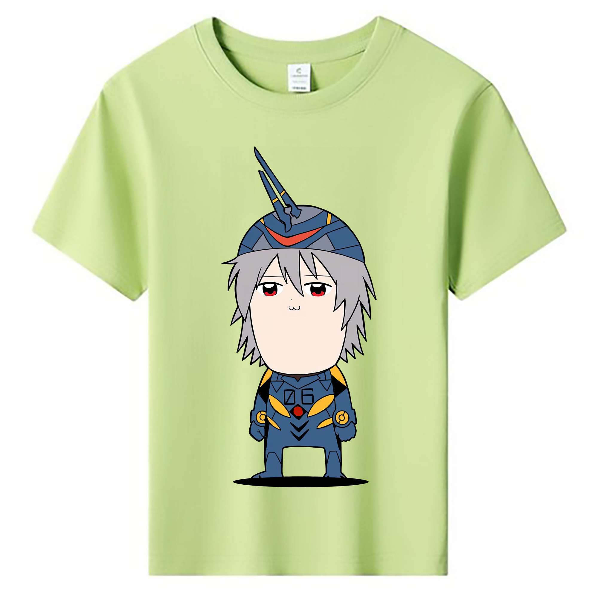 （画像用） EVA 新世紀エヴァンゲリオン 綿100％キッズTシャツ（フロントプリント）